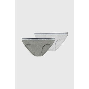 United Colors of Benetton slip copii 2-pack culoarea gri imagine