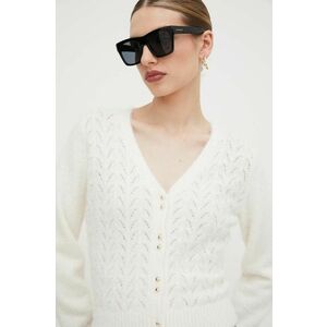 Morgan cardigan femei, culoarea bej, light imagine