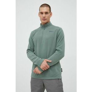 Jack Wolfskin hanorac Taunus bărbați, culoarea verde, uni 1709522 imagine