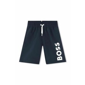 BOSS pantaloni scurti de baie copii culoarea albastru marin imagine