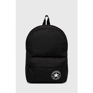 Converse rucsac culoarea negru, mare, cu imprimeu imagine