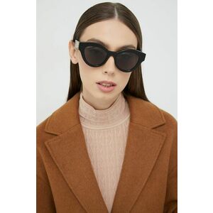 Gucci ochelari de soare femei, culoarea negru imagine