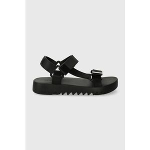 Melissa sandale MELISSA FLOWING PAPETE AD femei, culoarea negru, M.33908.AP407 imagine