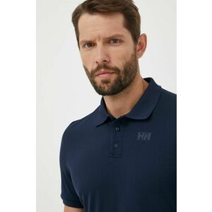 Helly Hansen tricou polo barbati, culoarea albastru marin, cu imprimeu imagine