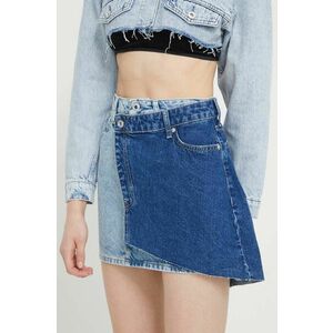 Karl Lagerfeld Jeans fustă din denim mini, evazată imagine