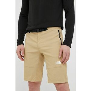 The North Face pantaloni scurți outdoor Lightining culoarea bej imagine