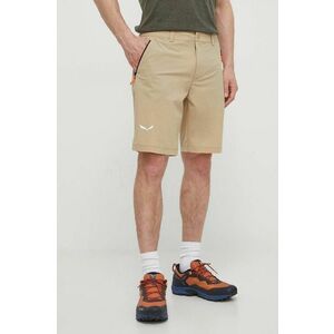 Salewa pantaloni scurți outdoor Puez Talveno culoarea bej, 00-0000028884 imagine