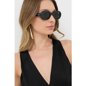 Gucci ochelari de soare femei, culoarea negru imagine