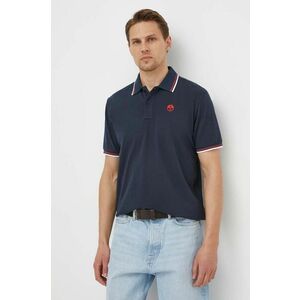 North Sails polo de bumbac culoarea albastru marin, neted, 692455 imagine