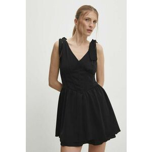 Answear Lab rochie culoarea negru, mini, evazati imagine