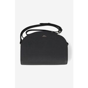 A.P.C. poșetă de piele Sac Demi-lune culoarea negru PXBJQ.F61048-BLACK imagine