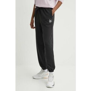 Puma pantaloni de trening din bumbac BETTER CLASSIC culoarea negru, uni, 624233 imagine