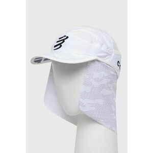 Compressport sapca Ice Cap Sun Shade culoarea alb, modelator, CU00076B imagine