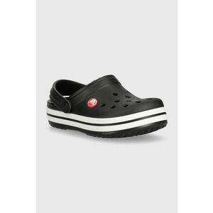 Crocs slapi copii CROCBAND CLOG culoarea negru imagine