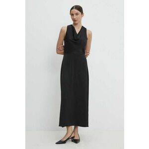 Answear Lab rochie culoarea negru, maxi, evazati imagine