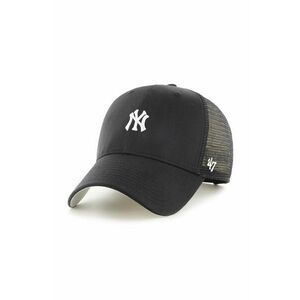 47brand sapca MLB New York Yankees culoarea negru, cu imprimeu imagine