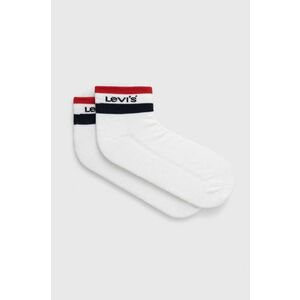 Levi's sosete 2-pack culoarea alb imagine