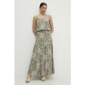 Answear Lab rochie culoarea verde, maxi, drept imagine