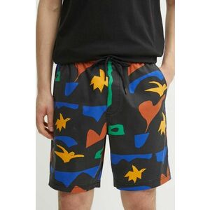 Volcom pantaloni scurti x ARTHUR LONGO barbati, culoarea negru imagine