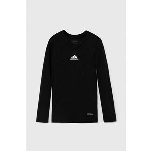 adidas Performance longsleeve copii TEAM BASE TEE culoarea negru, cu imprimeu, GN5710 imagine