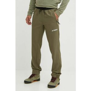 adidas TERREX pantaloni de exterior Liteflex culoarea verde, IQ3510 imagine