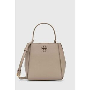 Tory Burch poseta de piele McGraw Small culoarea bej, 158500.200 imagine