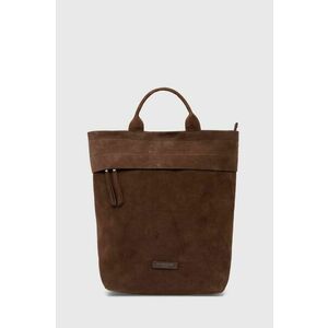 Gianni Chiarini rucsac din piele intoarsa ANDREA culoarea maro, mare, neted, ZN 11076 CM-PL imagine