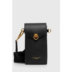 Gianni Chiarini husa din piele pentru telefon CORALLO culoarea negru, BS 10651 TKL-NA imagine