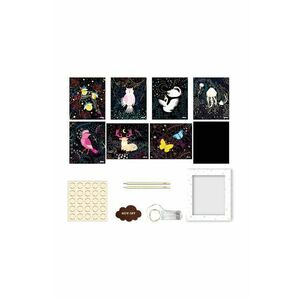 Graine Creative kit diy - cutie strălucitoare Scratch Art Light Box Fairy imagine