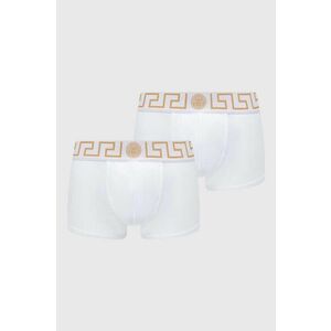 Versace boxeri 2-pack barbati, culoarea alb, AU10181 1A10011 imagine