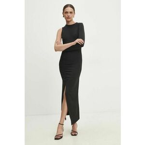 Answear Lab rochie culoarea negru, maxi, mulata imagine