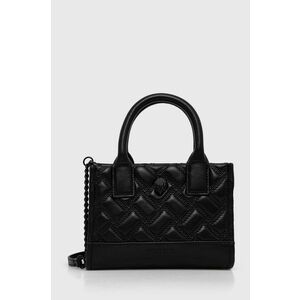 Kurt Geiger London poseta de piele XS KENSINGTON SQ TOTE DR culoarea negru, 2733400109 imagine