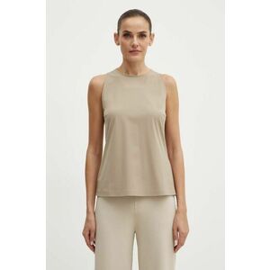 Max Mara Leisure bluza culoarea bej, neted, 2426946027600 imagine