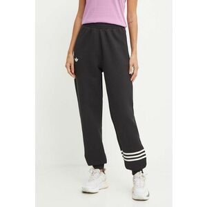 adidas Originals pantaloni de trening Neuclassics culoarea negru, cu imprimeu, IW5605 imagine