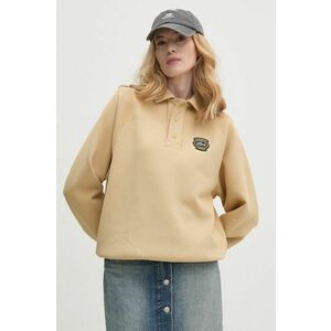 Lacoste bluza barbati, culoarea bej, neted imagine