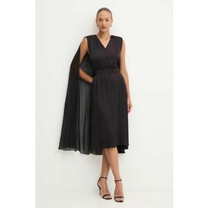 Karl Lagerfeld rochie culoarea negru, mini, evazati, 245W1300 imagine