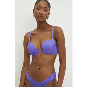 Answear Lab sutien de baie culoarea violet, cupa rigidizata imagine