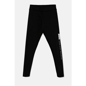 The North Face leggins copii VERTICAL GRAPHIC LEGGINGS culoarea negru, cu imprimeu, NF0A89HVJK31 imagine