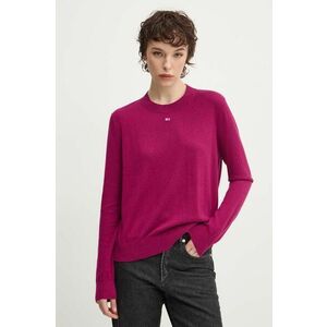 Tommy Jeans pulover femei, culoarea violet, light imagine