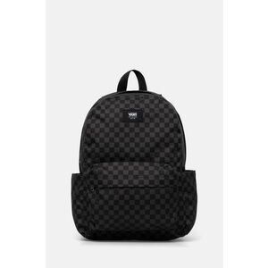 Vans ghiozdan copii Old Skool Grom Check Backpack culoarea negru, mare, modelator, VN000J3KBA51 imagine