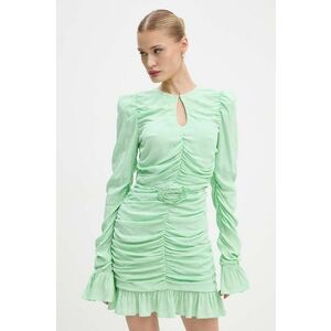 Rotate rochie Mini Rose Belt Dress culoarea verde, mini, mulata, 1127802981 imagine