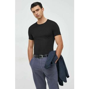 BOSS tricou 2-pack bărbați, culoarea negru, uni 50475276 imagine