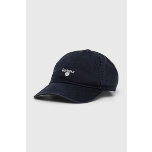 Barbour șapcă de baseball din bumbac Sports Caps culoarea albastru marin, cu imprimeu, MHA0274 imagine