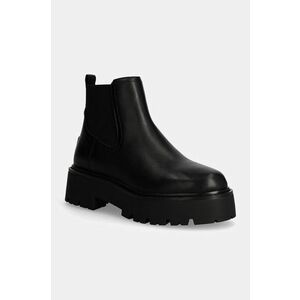 Aldo ghete chelsea de piele THALELITH femei, culoarea negru, cu platforma, 13806102 THALELITH imagine