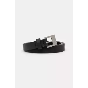 MM6 Maison Margiela curea de piele femei, culoarea negru, SA5TP0012.P7179 imagine