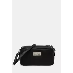 MM6 Maison Margiela borseta de piele culoarea negru, SB6WG0014.P7182 imagine