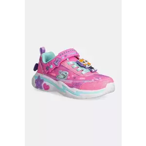 Skechers sneakers pentru copii SNUGGLE SNEAKS culoarea roz, 302214L imagine