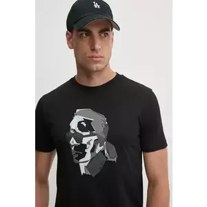 Karl Lagerfeld tricou din bumbac barbati, culoarea negru, cu imprimeu, 544242.755060 imagine