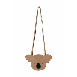 Donsje geanta de mana din piele pentru copii Britta Classic Purse Koala culoarea bej, 5001006 imagine