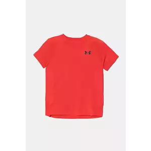 Under Armour tricou culoarea rosu, neted, 1363284 imagine